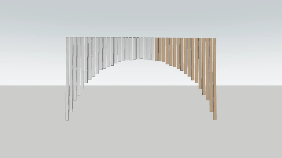 wall panel arched