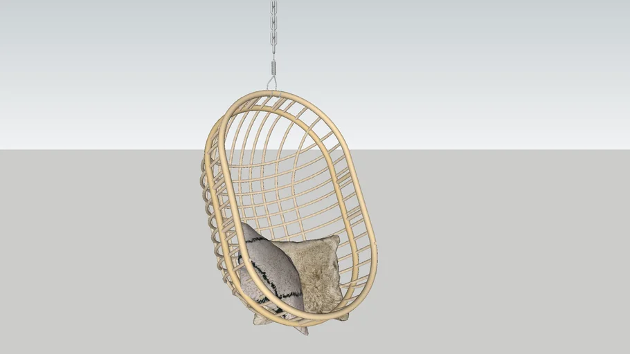 HK Living Rattan Hanging Chair