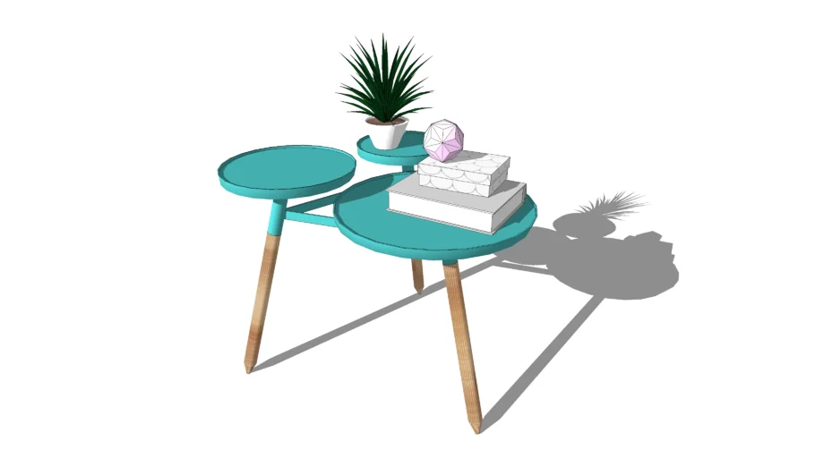 Mid century side table