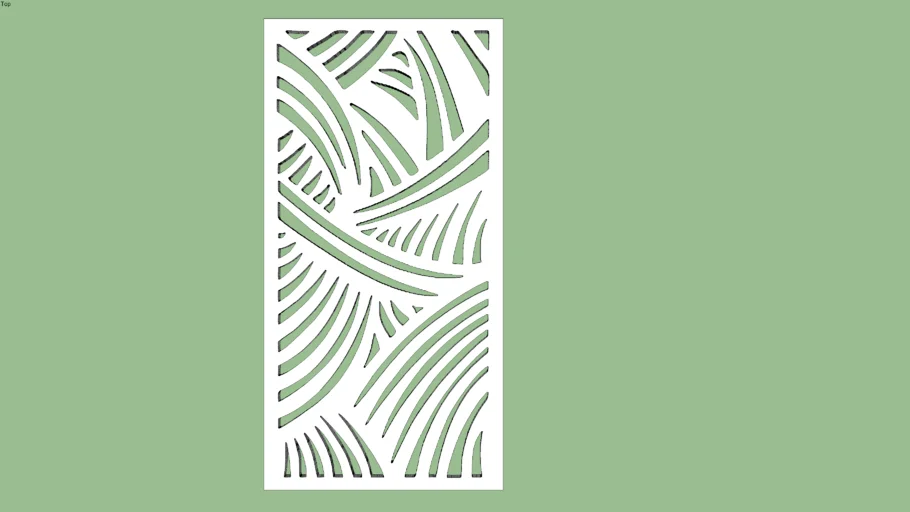 Leaf cnc grill board, partition board 4'x8'