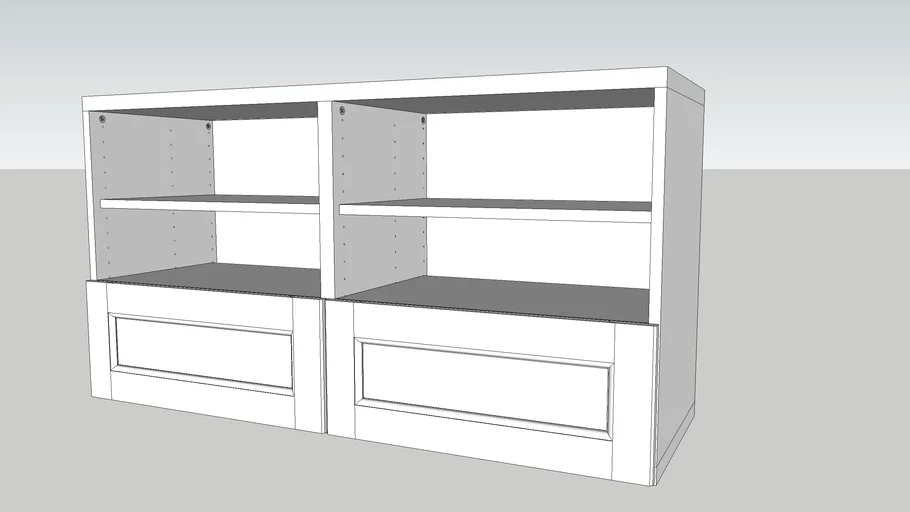 Ikea BestA TV Desk Lower Closet