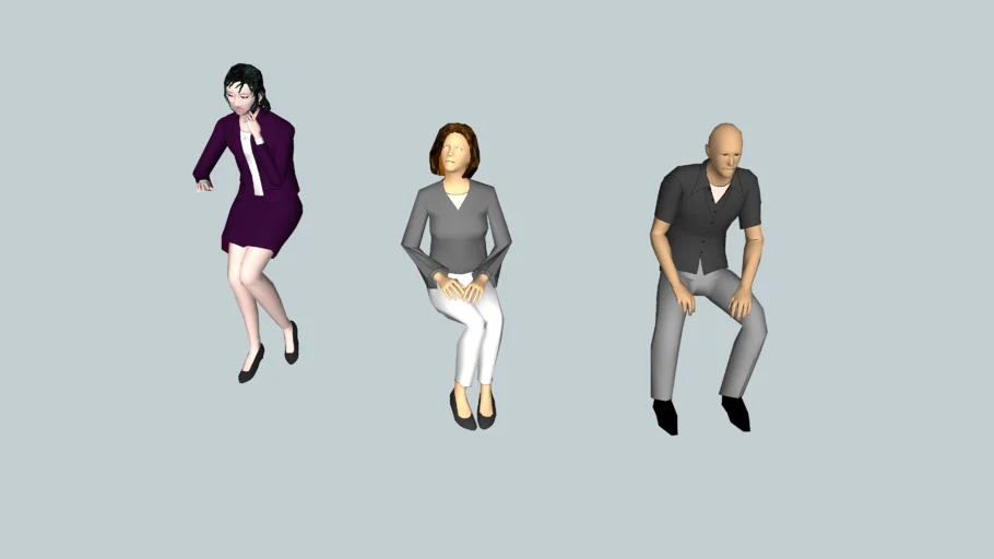 people sit
