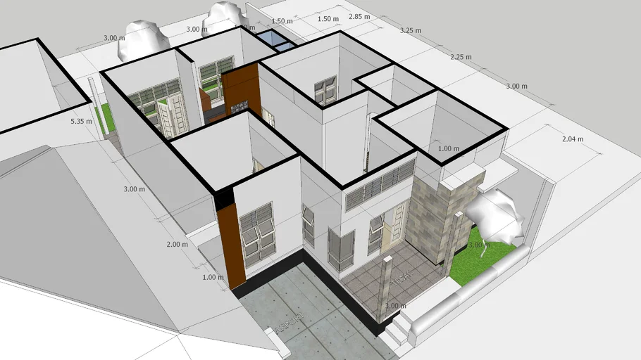 just a simple house design by me..