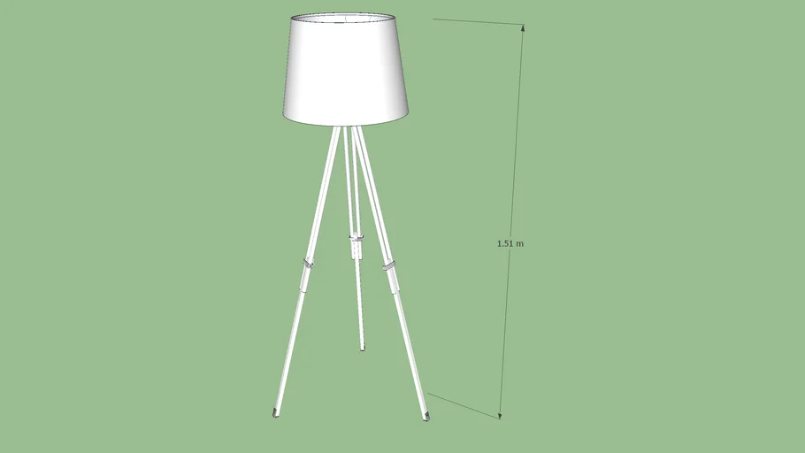 Lampadaire trepied