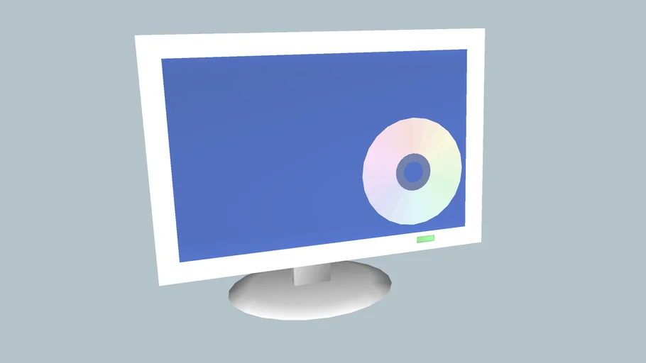 LCD Stylized Monitor | 3D Warehouse
