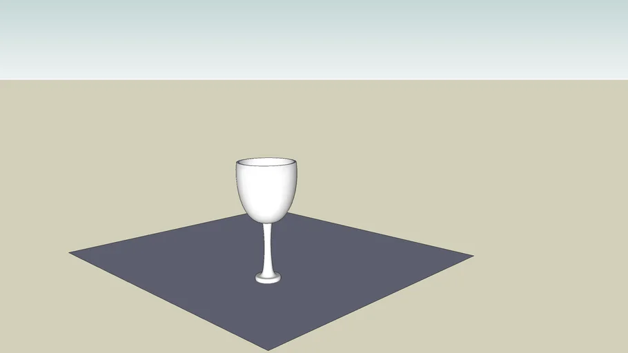Wine glass cup