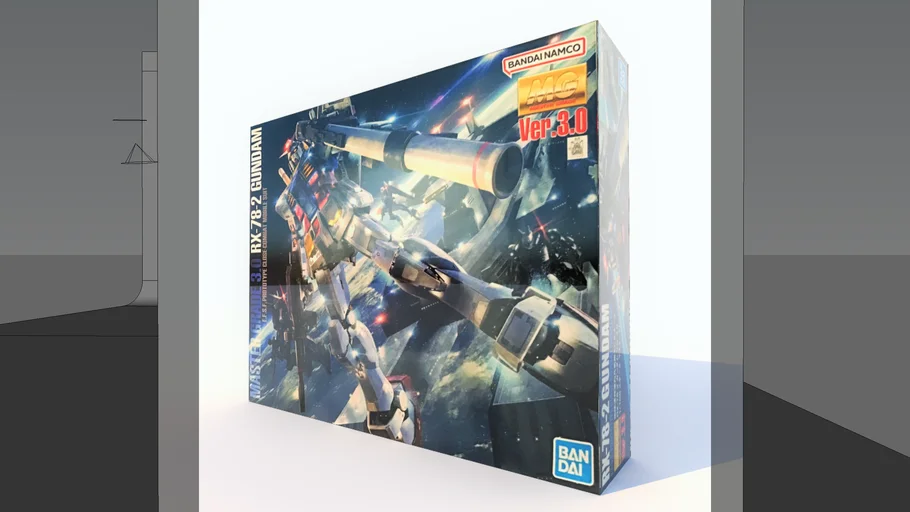 MG 3.0 RX-78-2 GUNDAM BANDAI BOX
