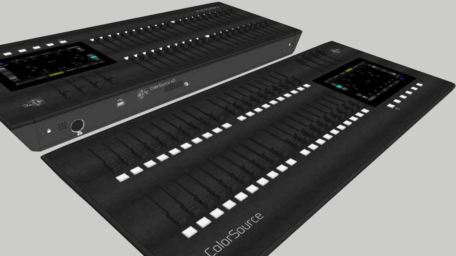 ETC ColorSource 40 - Lighting console | 3D Warehouse