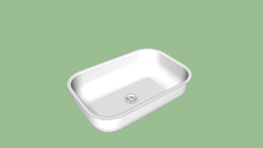 Pileta de Cocina simple. Simple Kitchen sink.