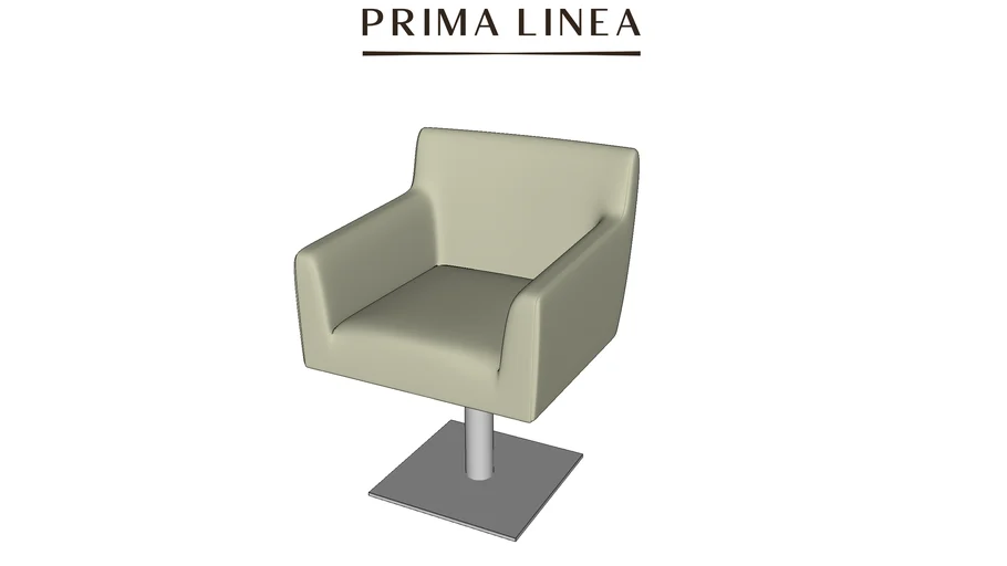 Velvet poltrona base quadrada Prima Linea