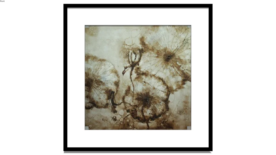 Framed Abstract Painting