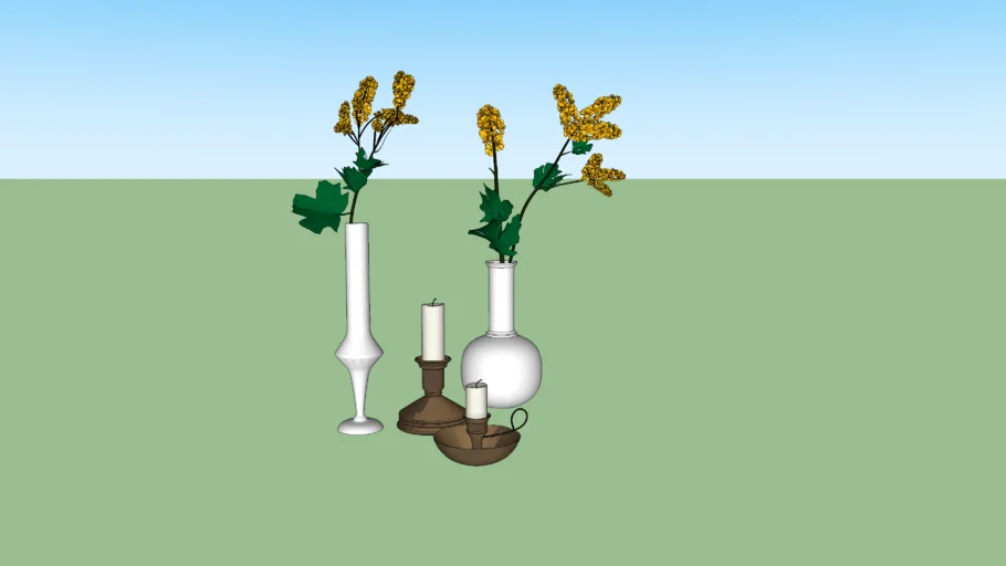 Vasos e velas