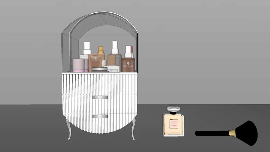 organizer ,makeup box, kutu , parfüm , krem , aksesuar