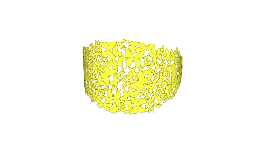 Rapa Nui pendant Butterflies