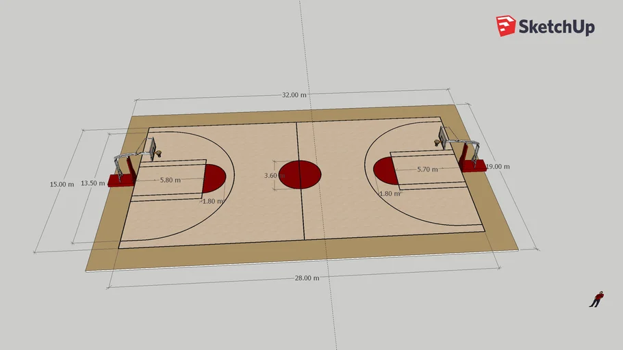 Cancha de baloncesto 
