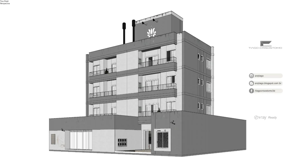 Bloco para compor vizinhança - Residencial Whatever II