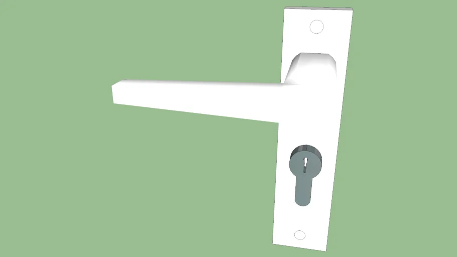 Left Hand UPVC Patio Door Handle