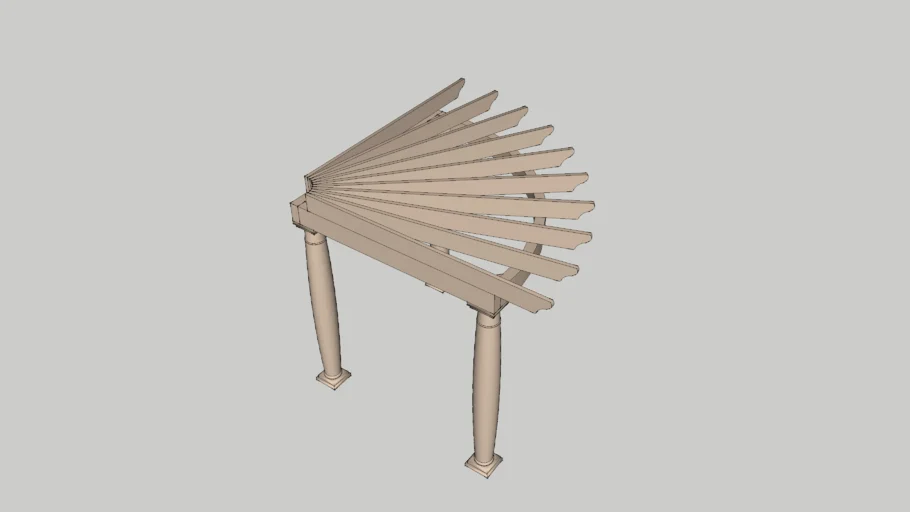 pergola semi circular