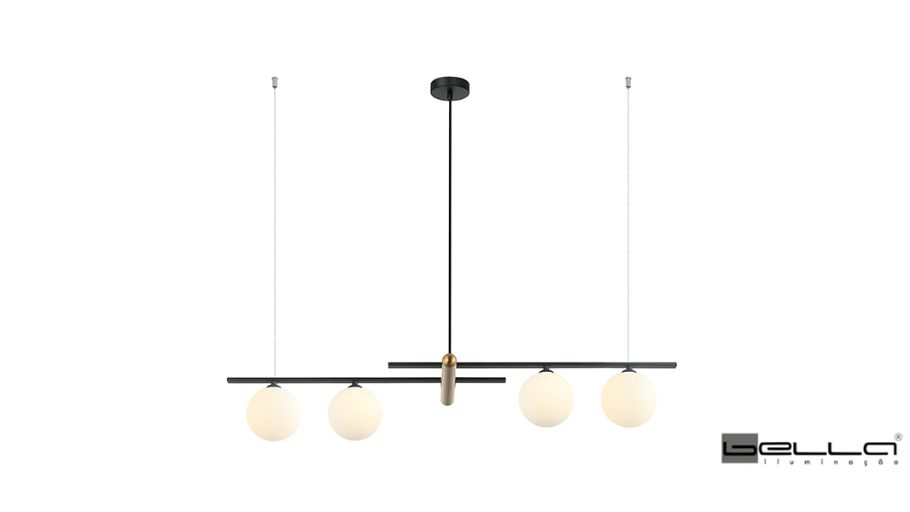 Pendente Bambu HL017LW - Bella Iluminação