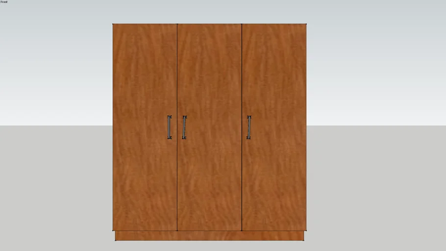 3 door wardrobe