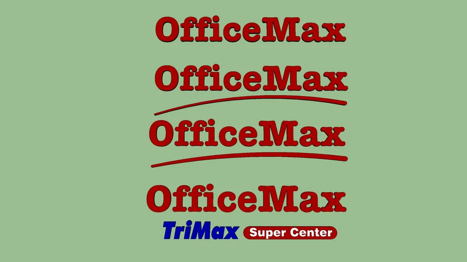 OfficeMax Logo Signs (Old)