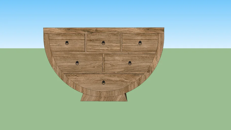 round chest of drawers