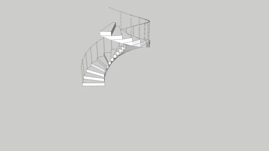 Escalera caracol sencilla