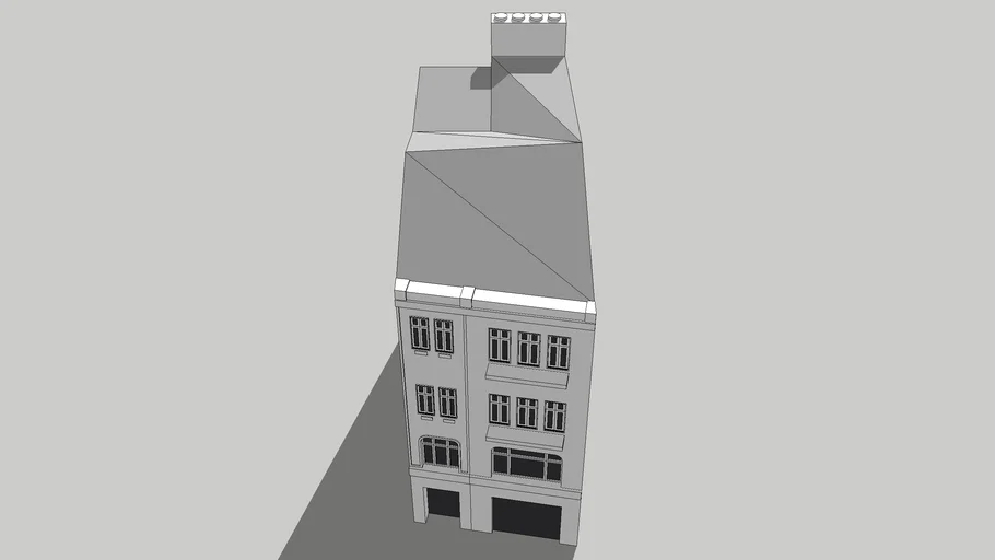 Clădire pe Strada Carol 1927