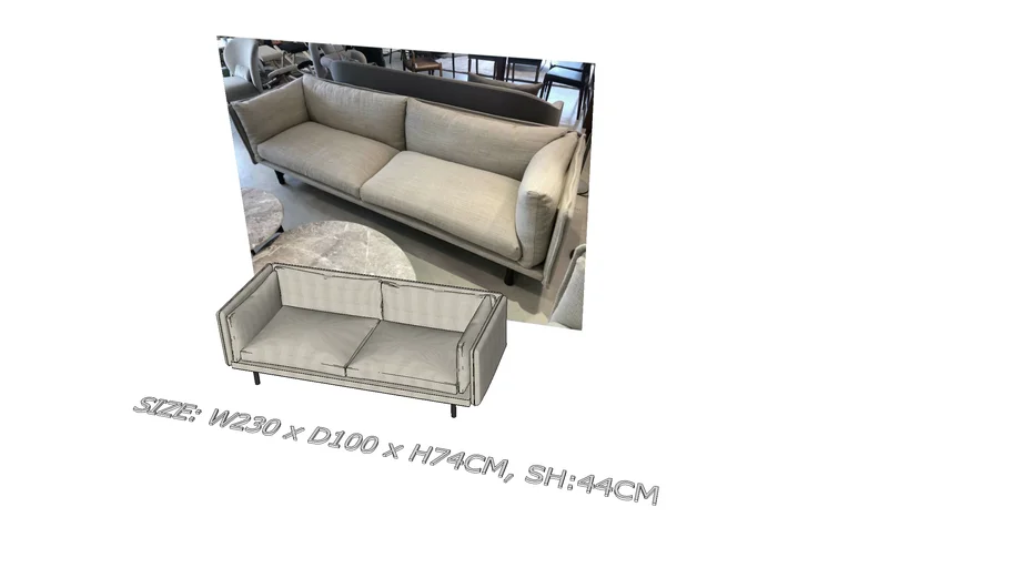 KITE 2.5 SEATER SOFA