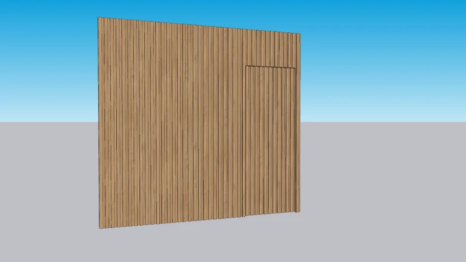 painel ripado porta de correr