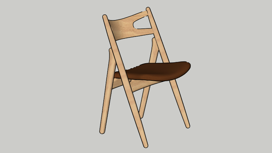 CH29P | Sawbuck Chair oak, soap