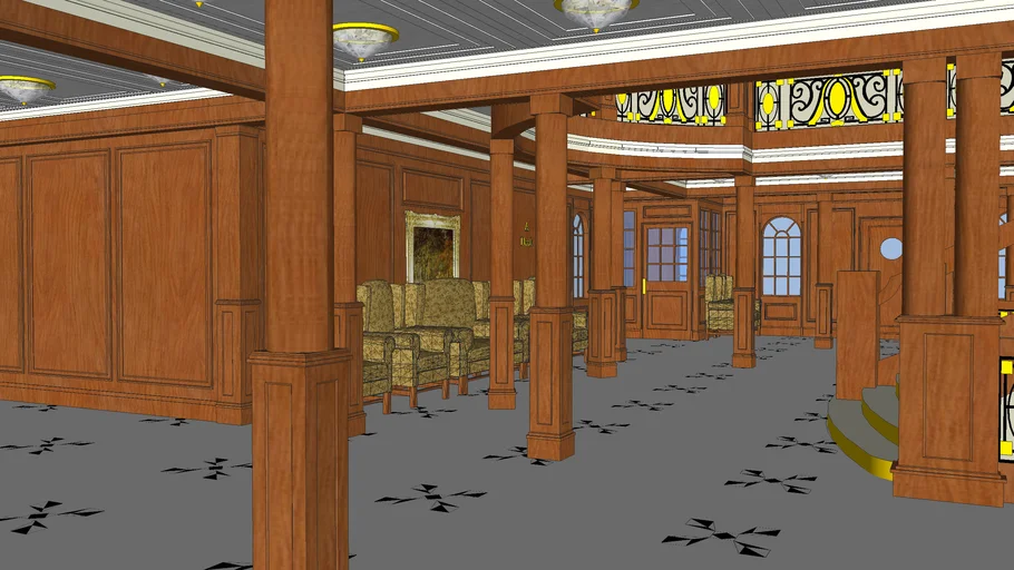 Titanic First Class Entrance | 3D Warehouse