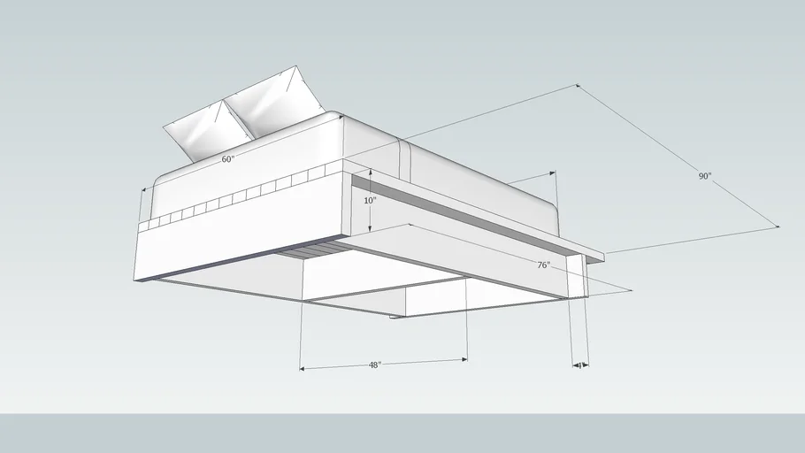Simple Full Platform Bed