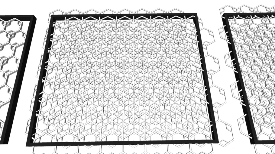 Adaptive 3D Model of Islamic Jali / wall screen | 3D Warehouse