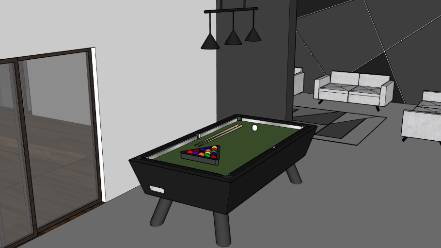 pool table | 3D Warehouse