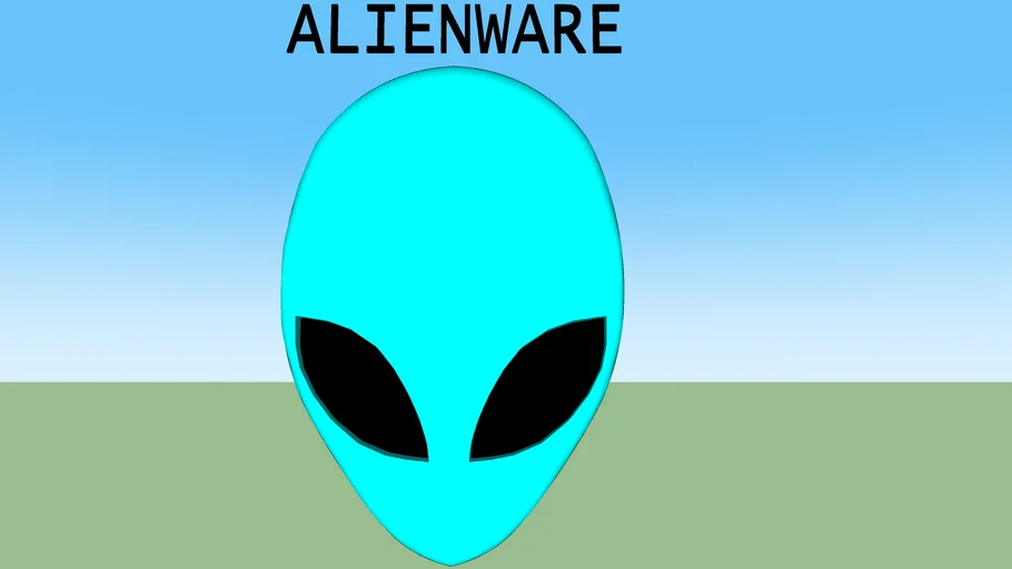 blue alienware logo