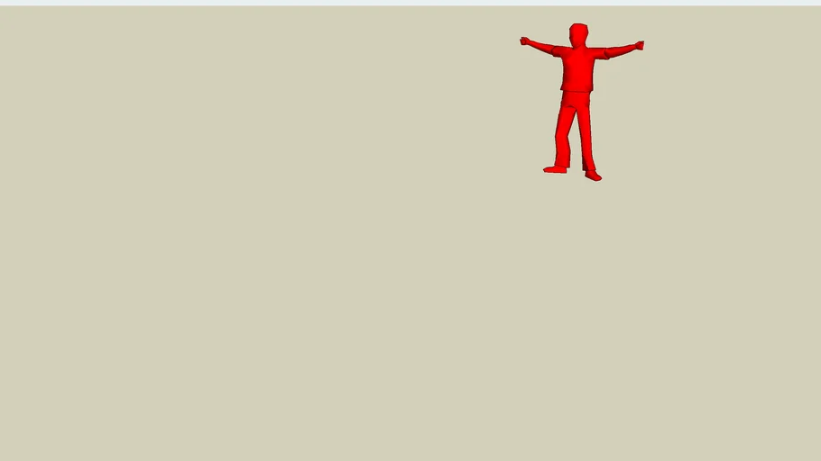 red man | 3D Warehouse
