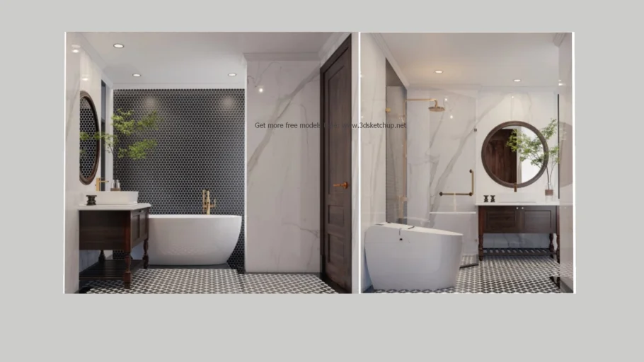 Bathroom - Enscape - www.3dsketchup.net