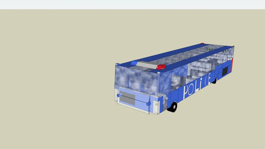 mca police bus | 3D Warehouse
