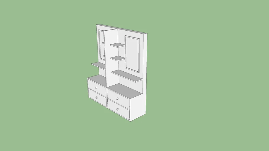Dressing table for both men and women