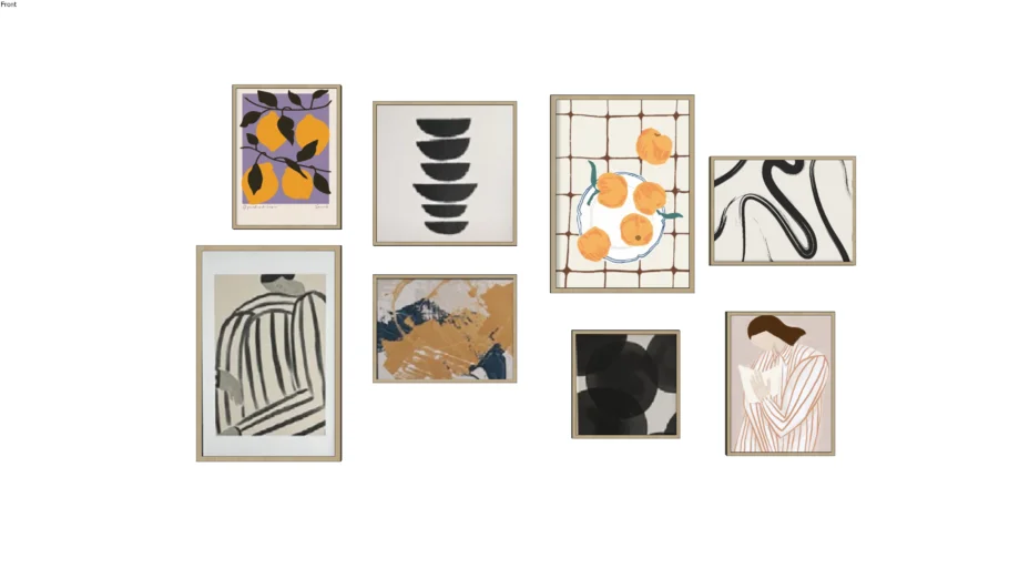 ARTWORK WALL DECOR SCANDINAVIAN