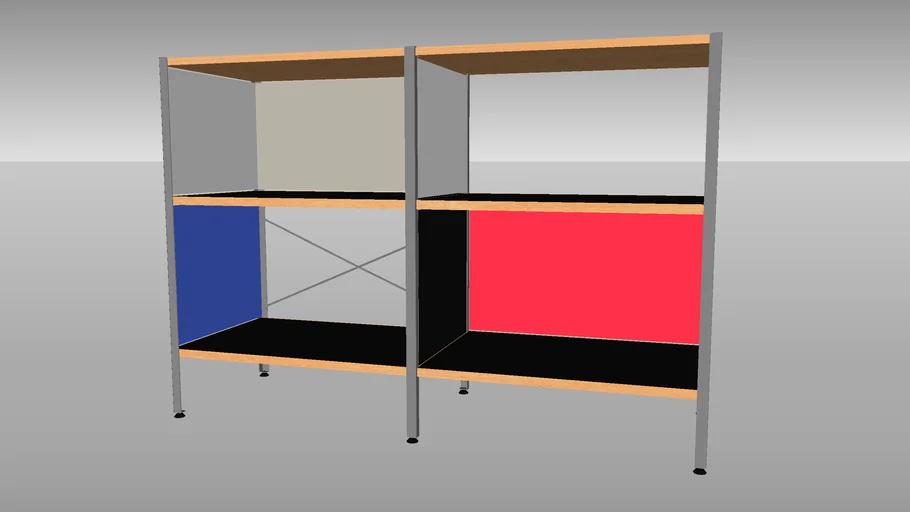 Estante 2 x 2 Charles Eames