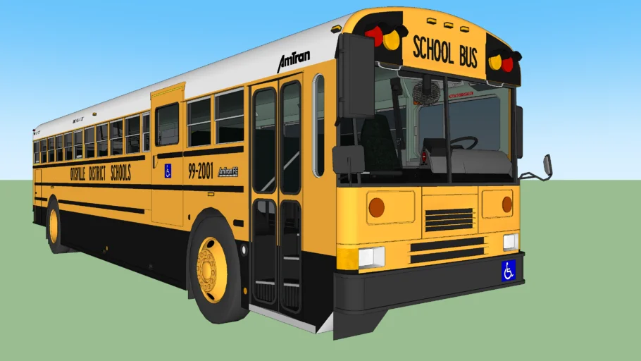 2000 International AmTran FE  school bus (Special Needs)