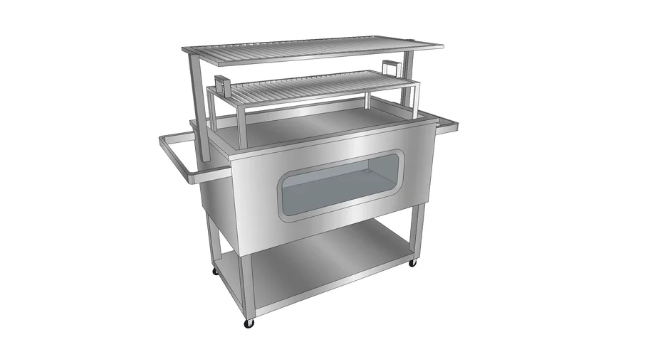 Caja china acero - BBQ