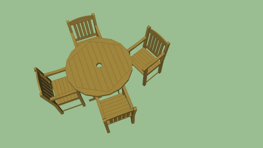 OUTDOOR TABLE SET