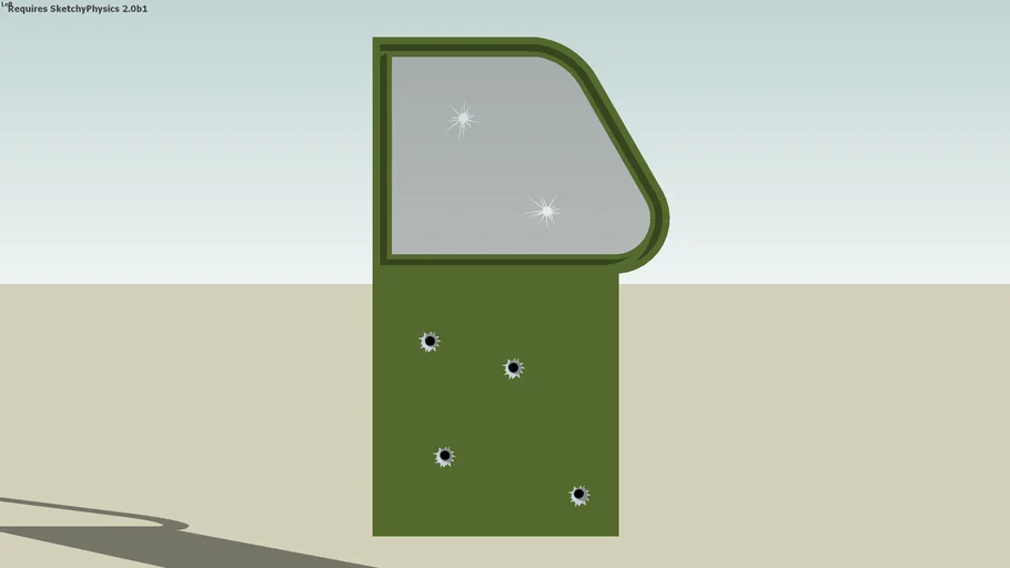 3D bullet holes