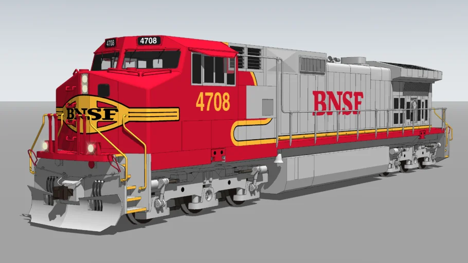 Showページ GE Dash 9-44CW - BNSF Railway | 3D Warehouse