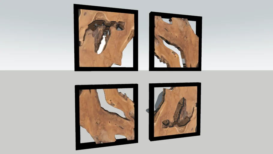 WOOD WALL ART LIVE EDGE