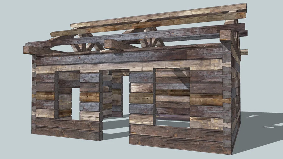 Dovetail log cabin