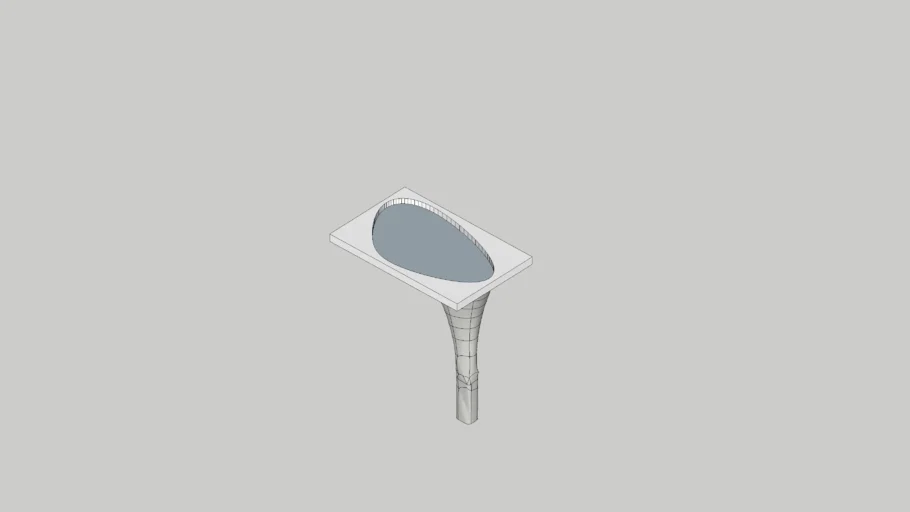 Irregular shape pillar